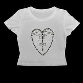 Bxoxo Punk Rock Emo Girls Women's Sleeveless Camisole Y2K Gothic aesthetic vintage Casual Street Hip Hop Sexy Slim Grunge Women's Tops